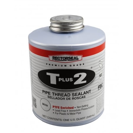 Rectorseal Corp. RectorSeal T Plus 2 qt. Cans With Brush Top 23391